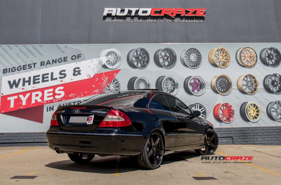 MERCEDES-CLK-FRC-FLAT-BLACK